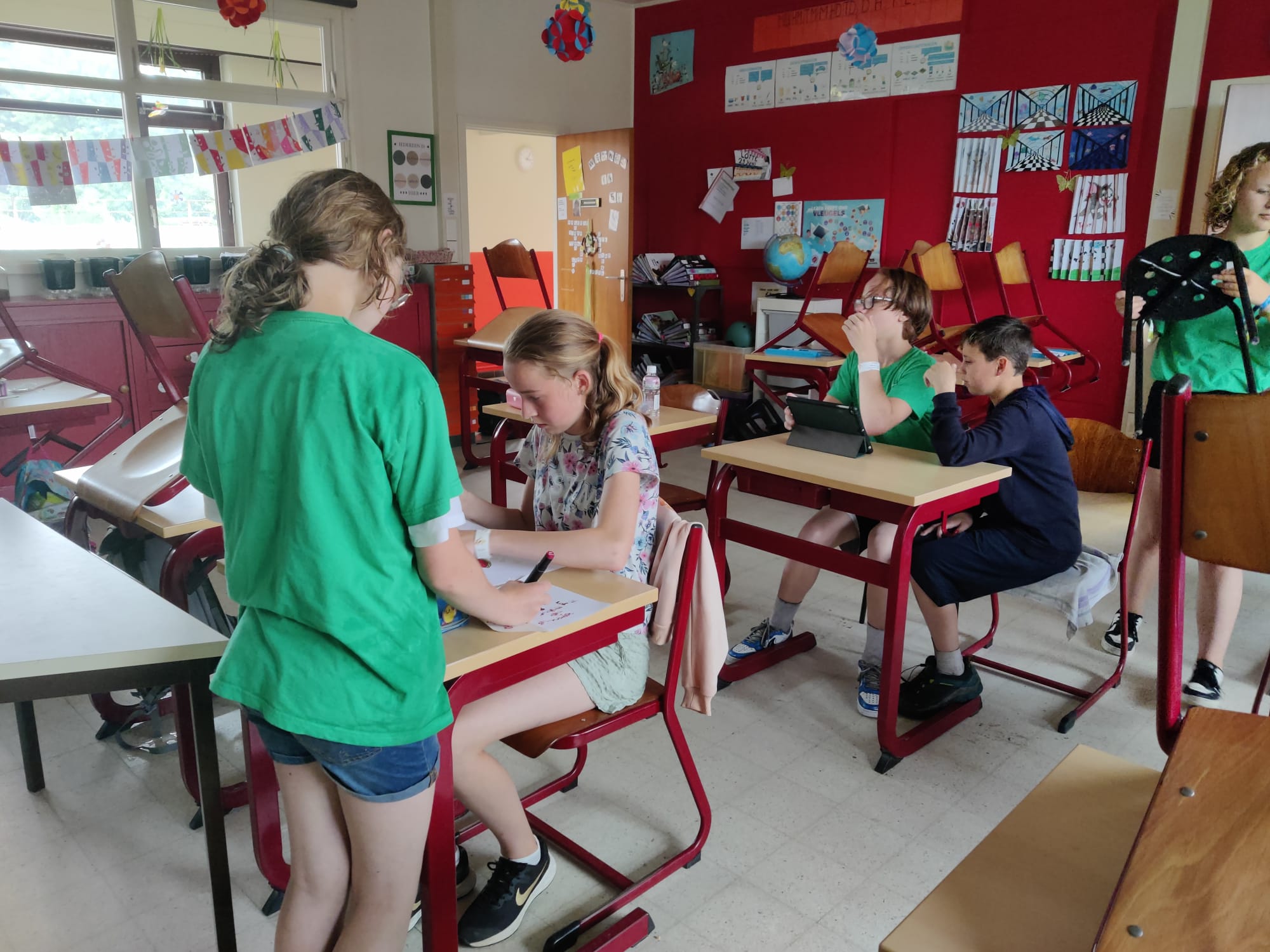 De laatste weken in 6A en 6B